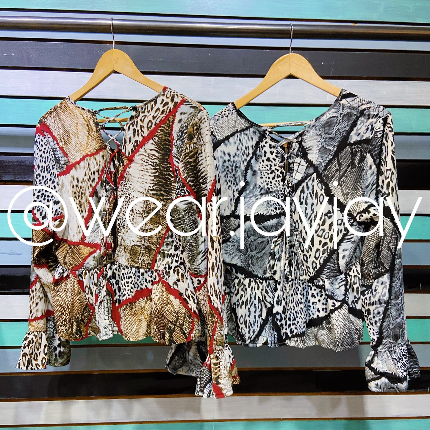 Blusa/chaqueta animal print